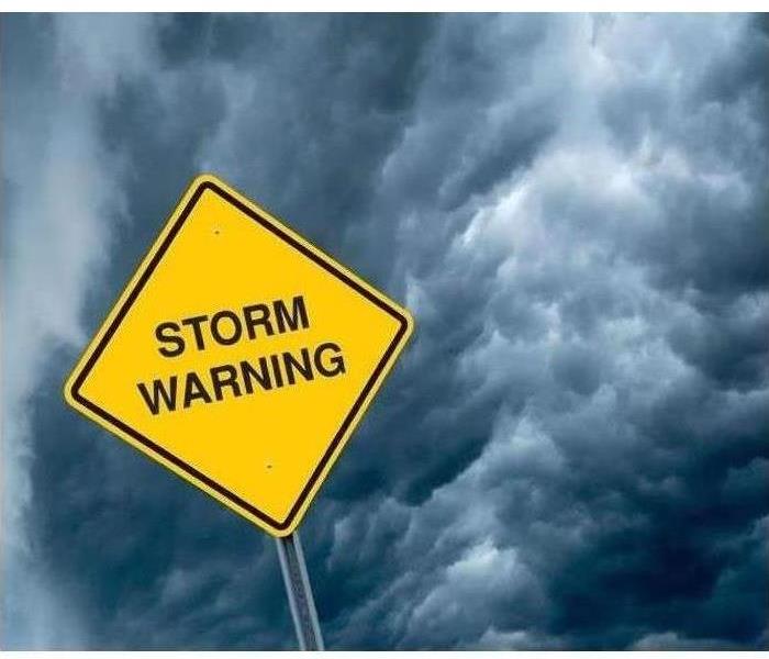 Storm warning board
